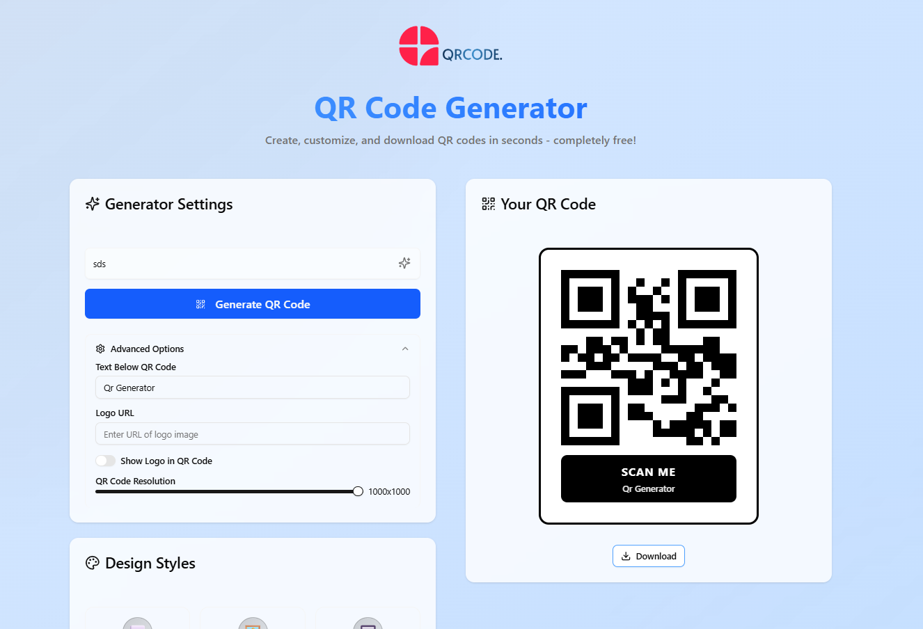 QR Code Generator
